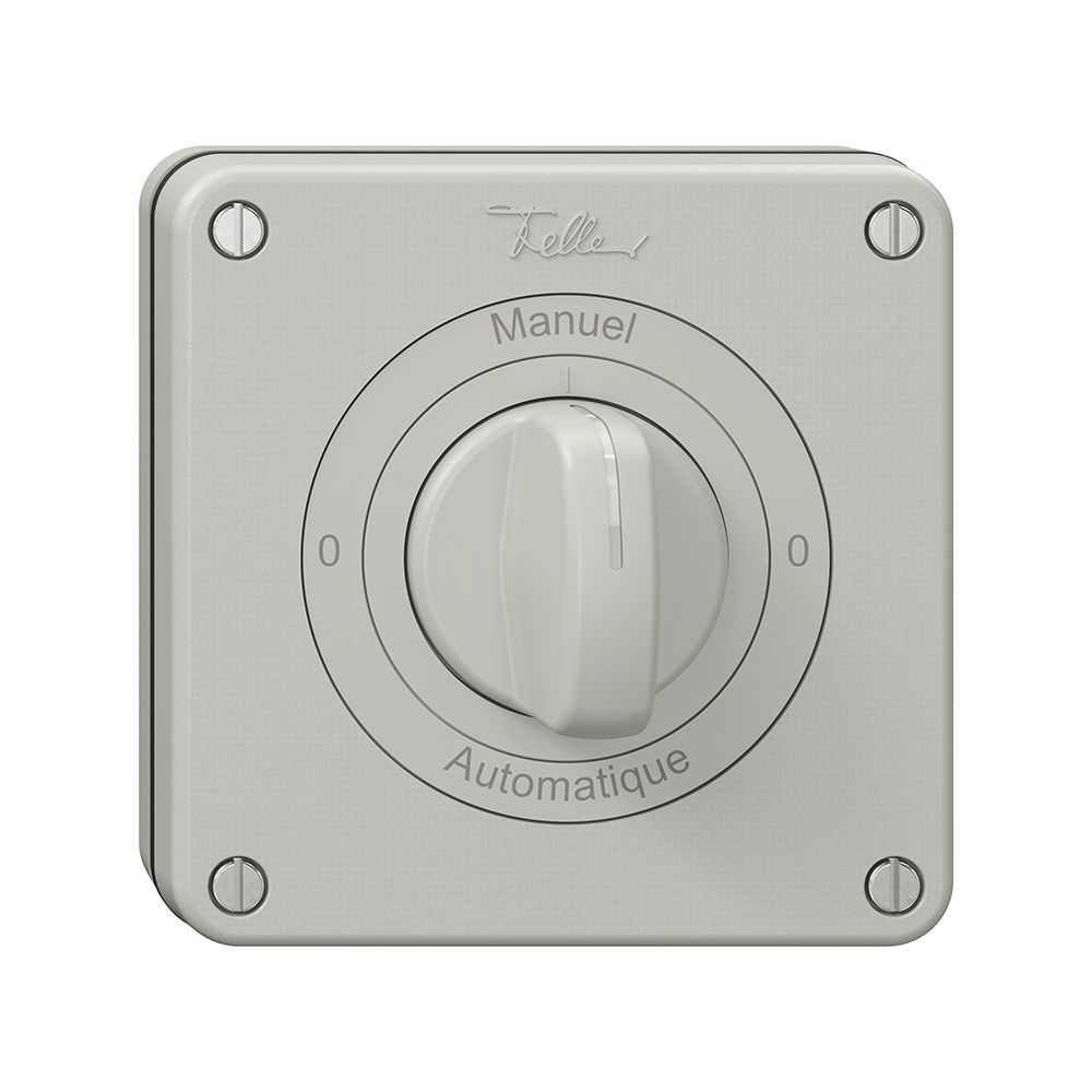 Interrupteur rotatif NUP NEVO, 2/1 L, a.manette, KS, 0-Manuel-0-Automatique, grc