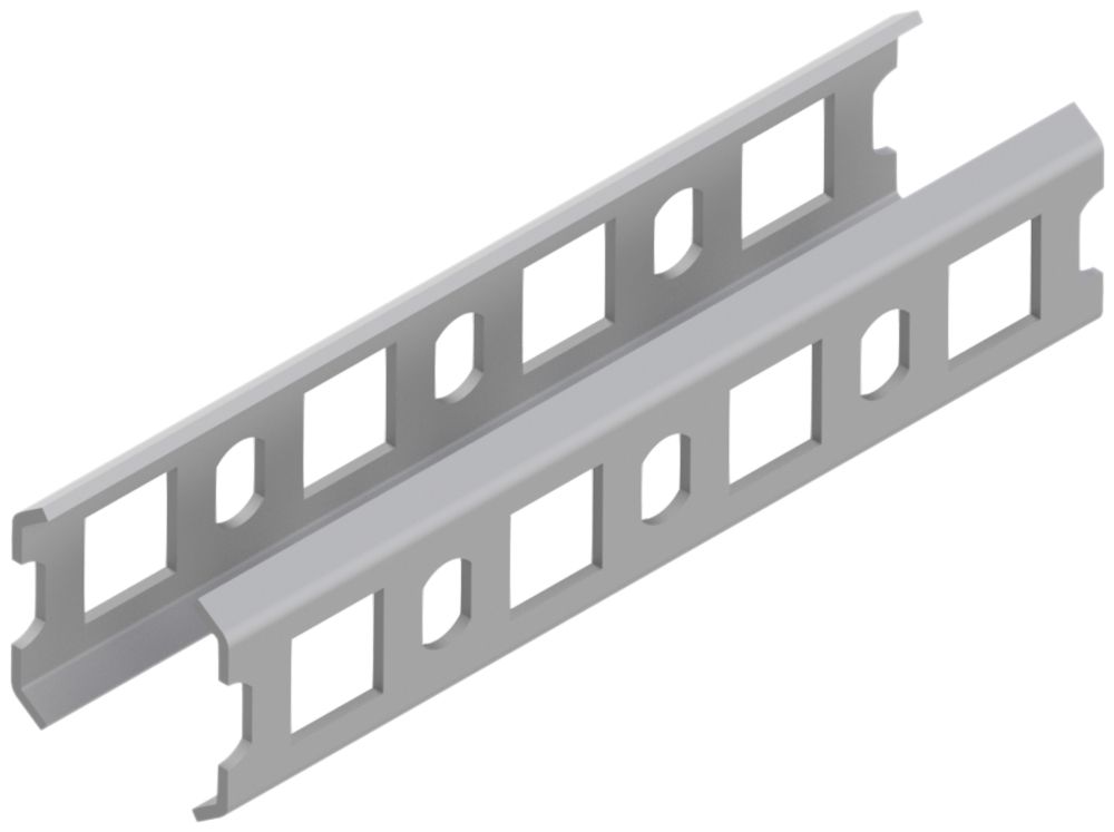Verbinder-Paar gerade Lanz 200mm schwer feuerverzinkt