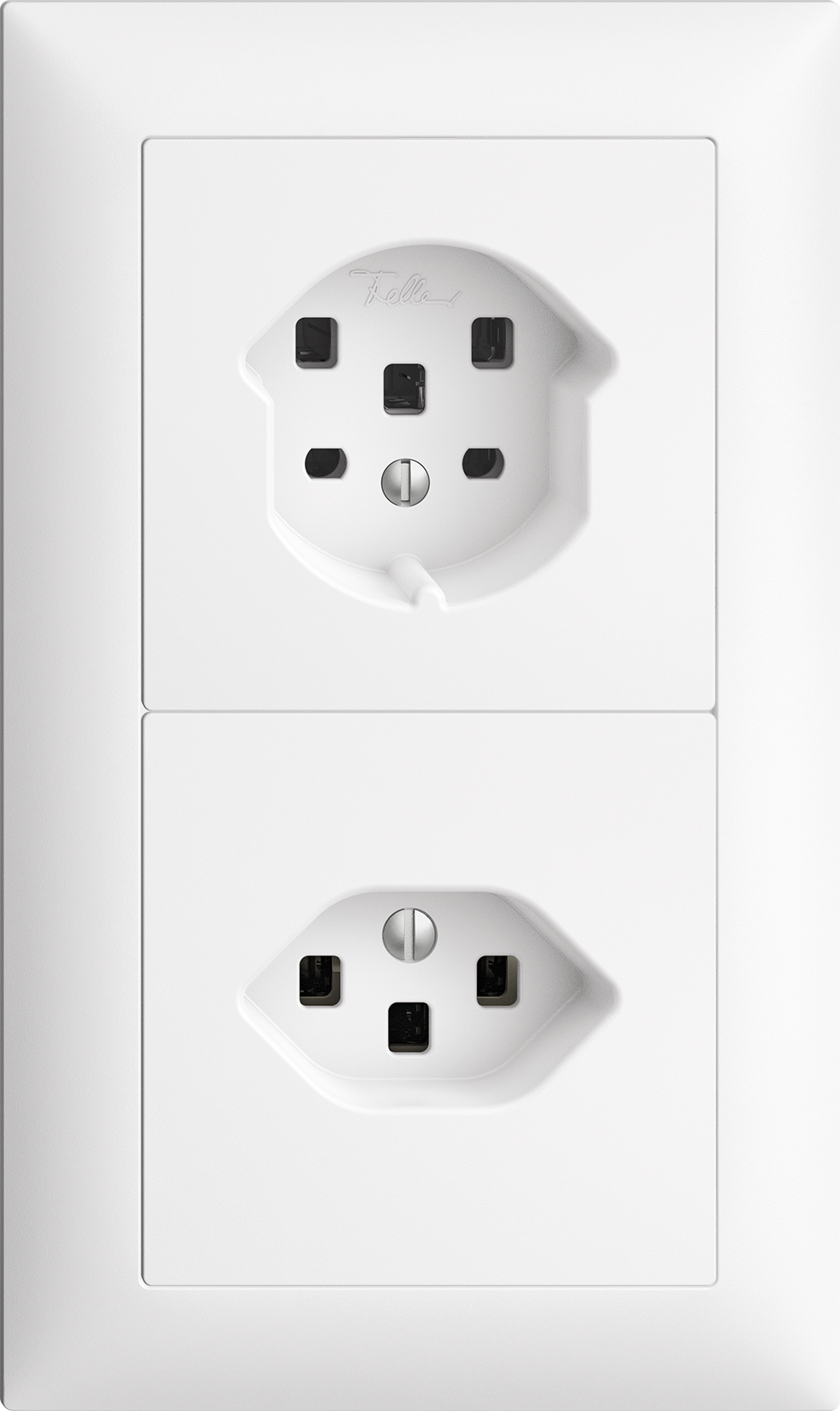 Combinaison ENC Edue 2×1 Prise T25 + T23 16A bc