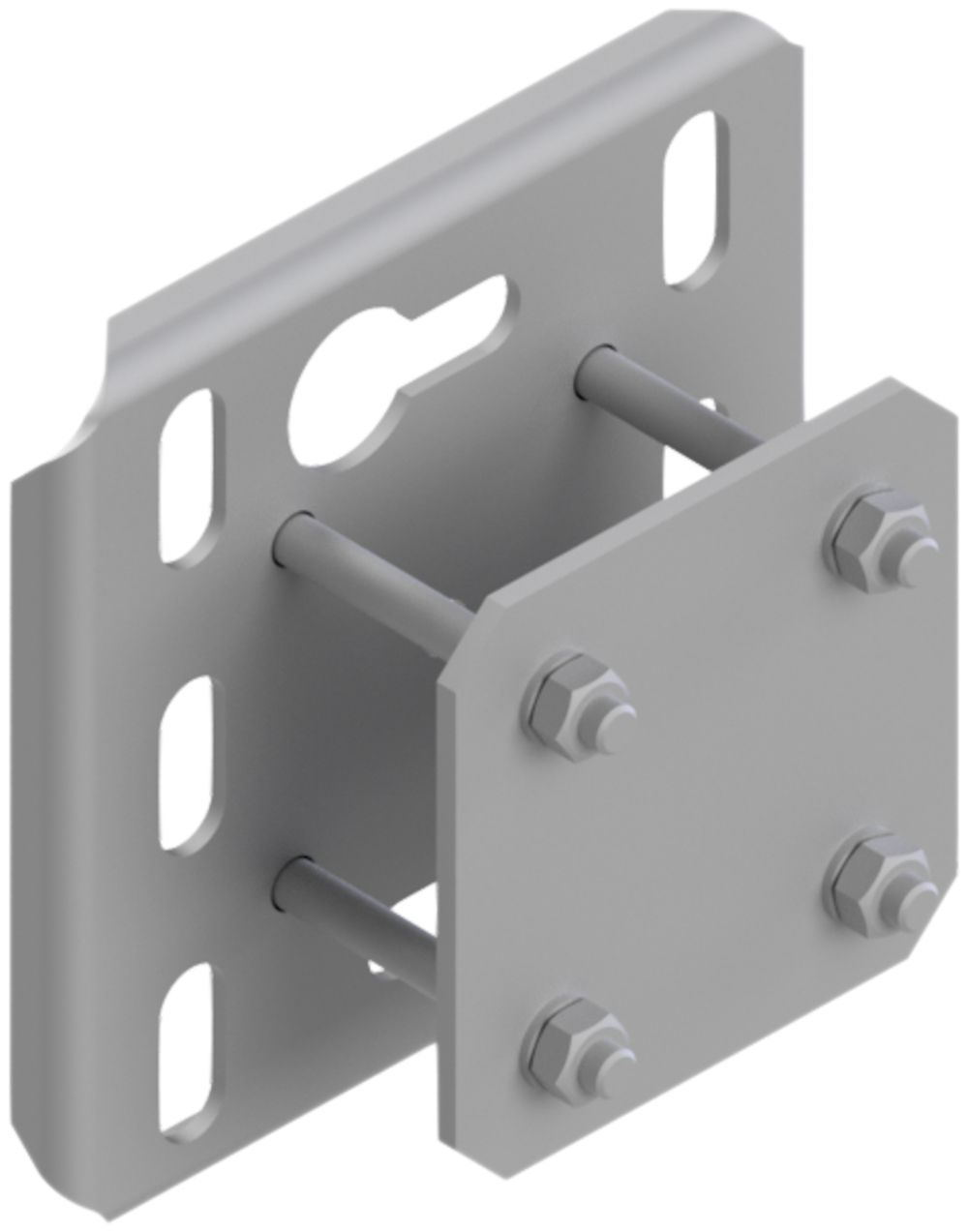 Plaque de montage Lanz 150×150×50mm zing.