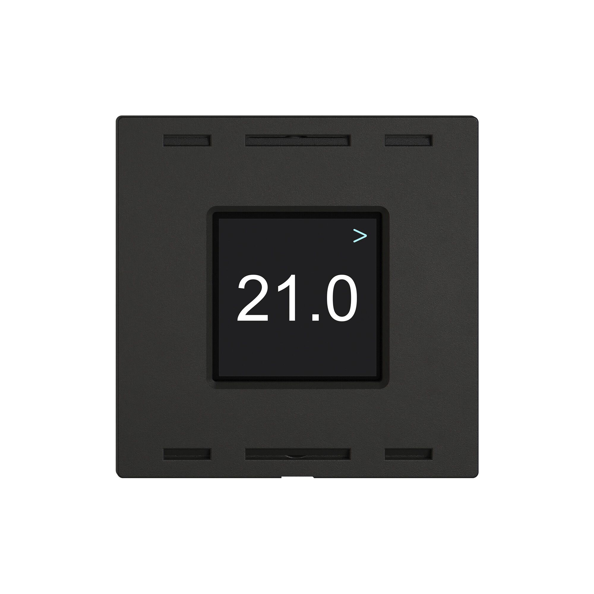 Bedienaufsatz zu Raumtemperatursensor EDIZIO.liv Wiser SNAPFIX® schwarz