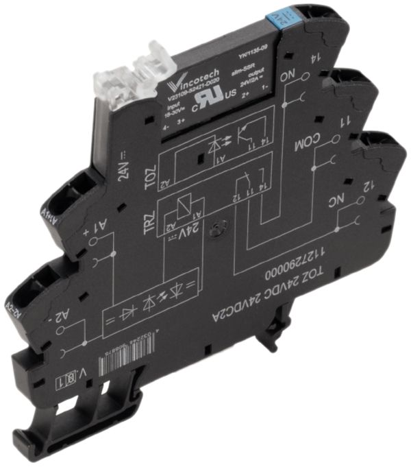 Halbleiterrelais TERMSERIES TOZ 24VDC 1S MOS-FET 3…33VDC 2A Zugfeder