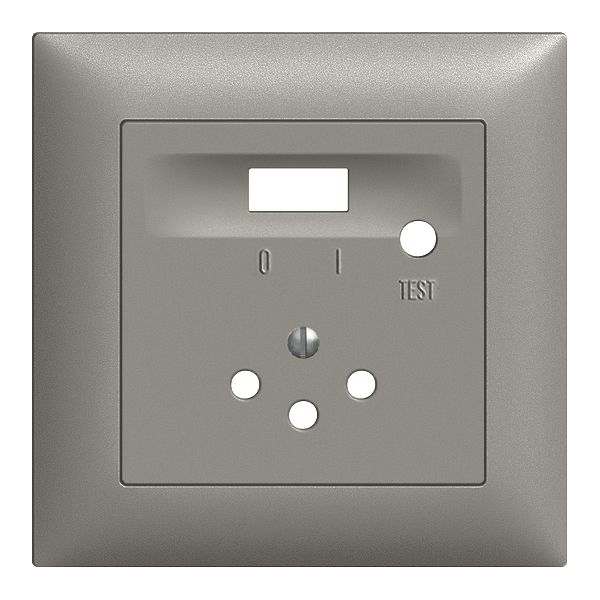 Frontset EDIZIOdue dunkelgrau 88×88mm T12 FI