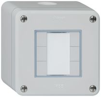AP-Taster robusto Q KNX 6× s/e-link hellgrau