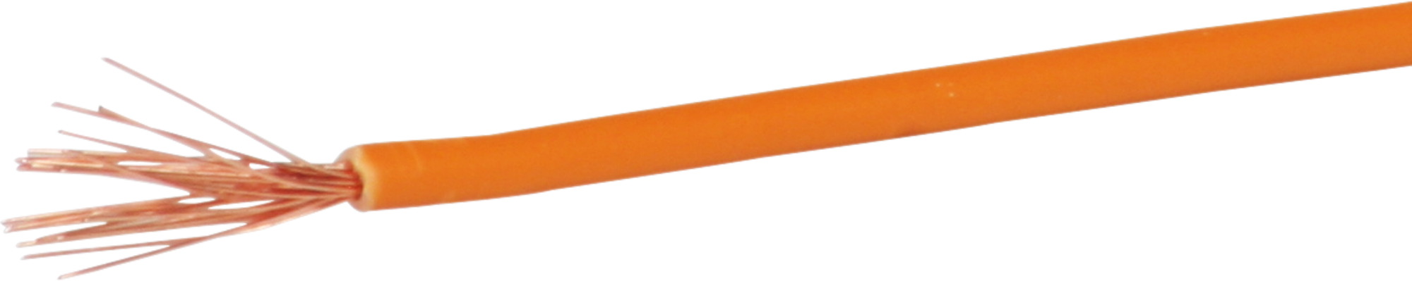 T-Litze 0.75mm² orange Eca, Spule à 200m