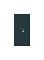 Knopf kallysto mit Symbol Licht schwarz