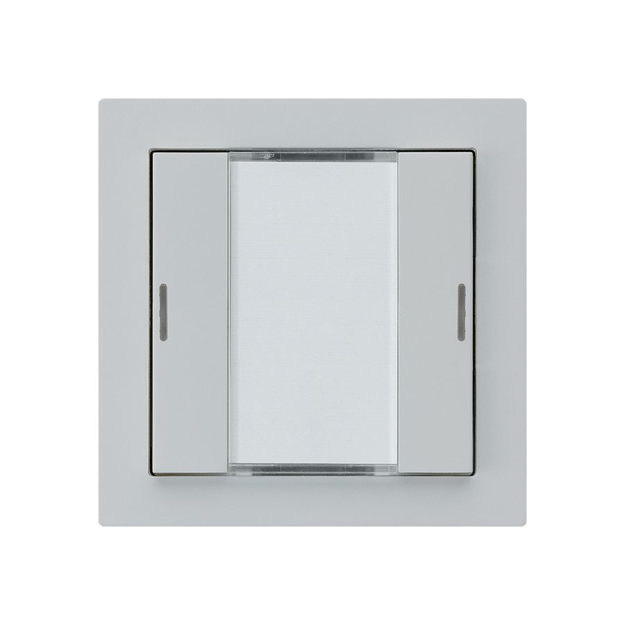 Poussoir ENC kallysto A KNX 2× LED RGB s/e-link gris clair