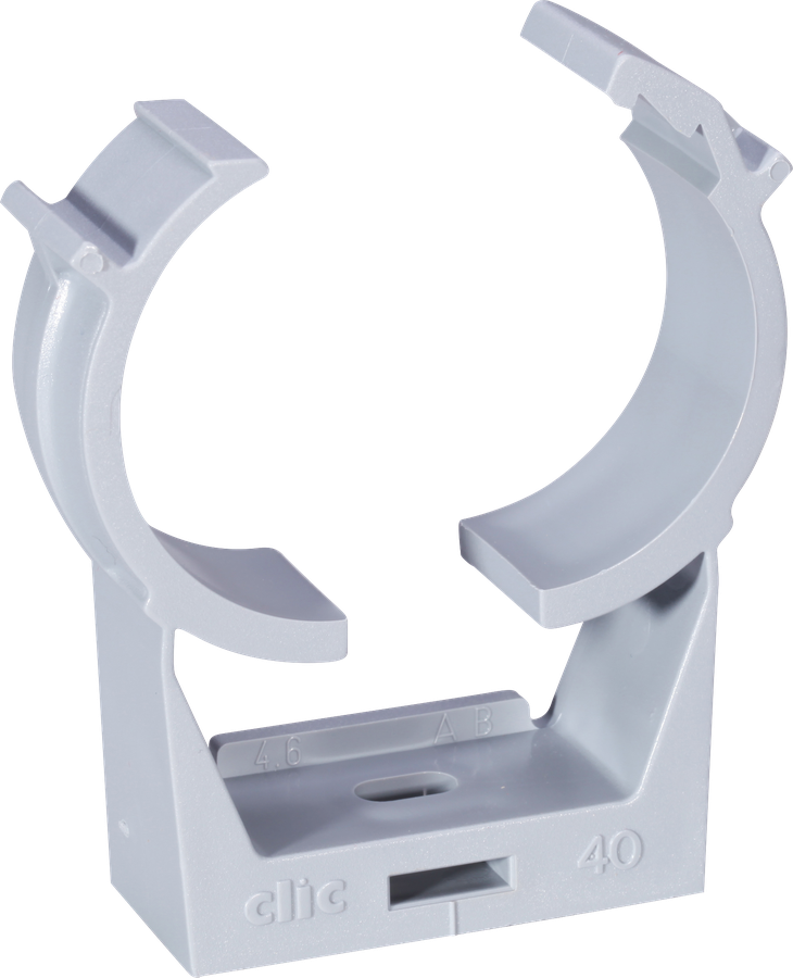 Collier Clic 40 39.5…43.5 gris foncé