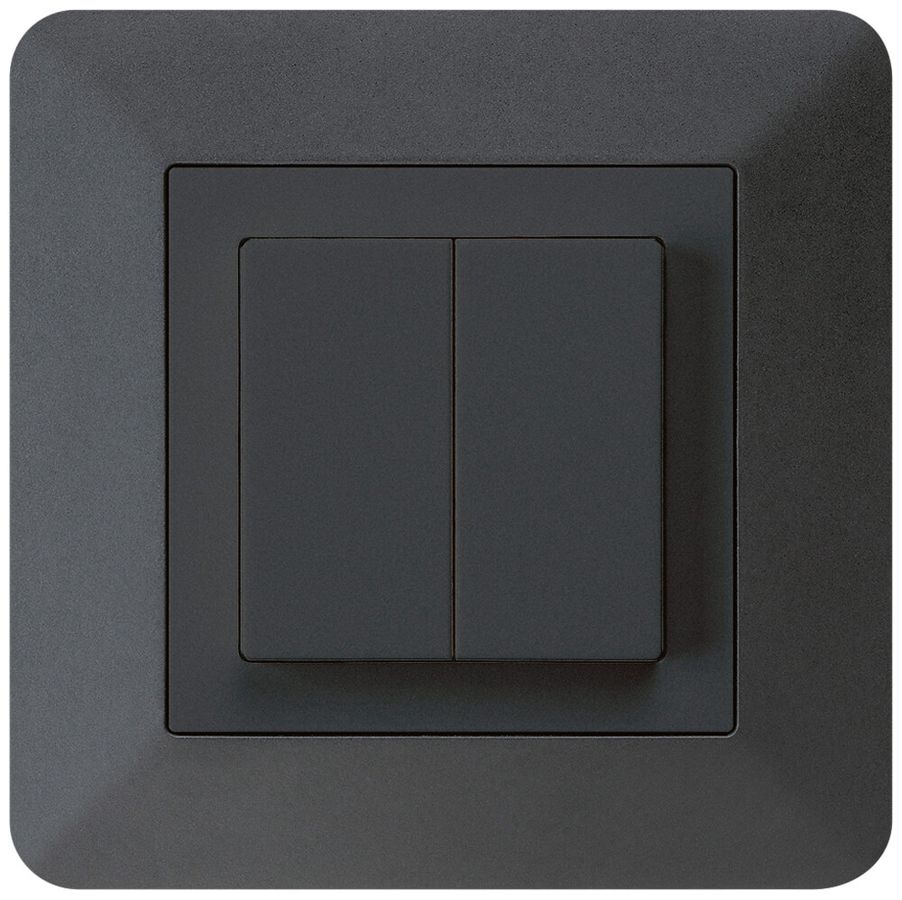 Poussoir ENC kallysto.trend 2×A-R/1P noir