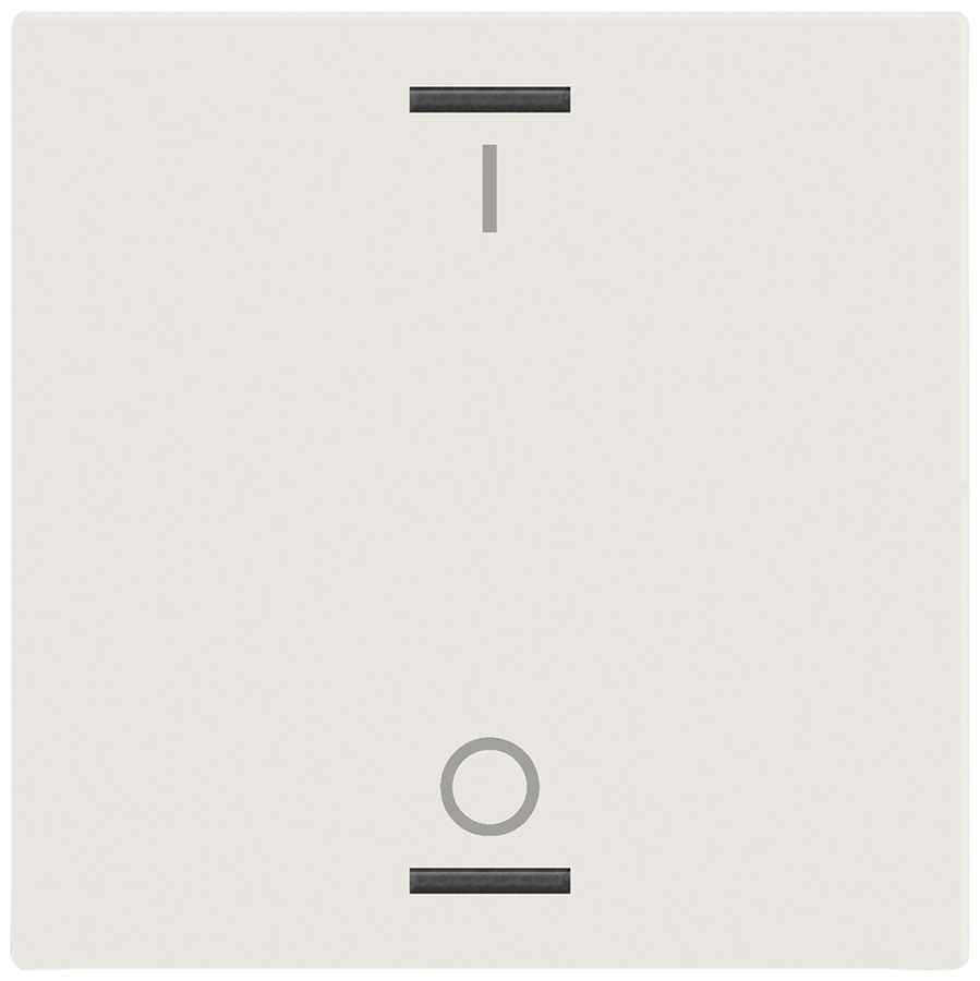 Bascule MDT BE-TAL60W111.B1 1t/2a p.touches tactiles blanc mat "I/O"