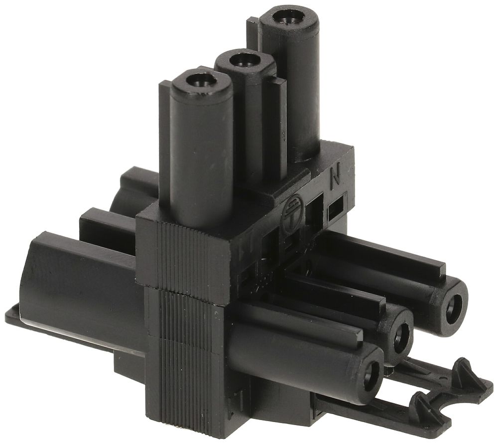 Verteilerblock AC 166 GVT 3/3 schwarz