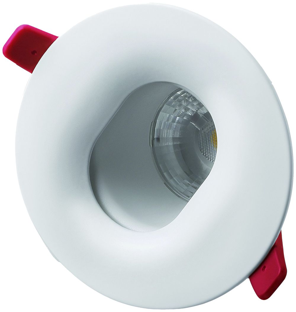 Downlight LED INC DOTLUX CIRCLEcomfort 6.5W 2700K blanc ovale