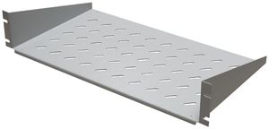 Geräteboden 19" fest, universal, 2HE, 250mm