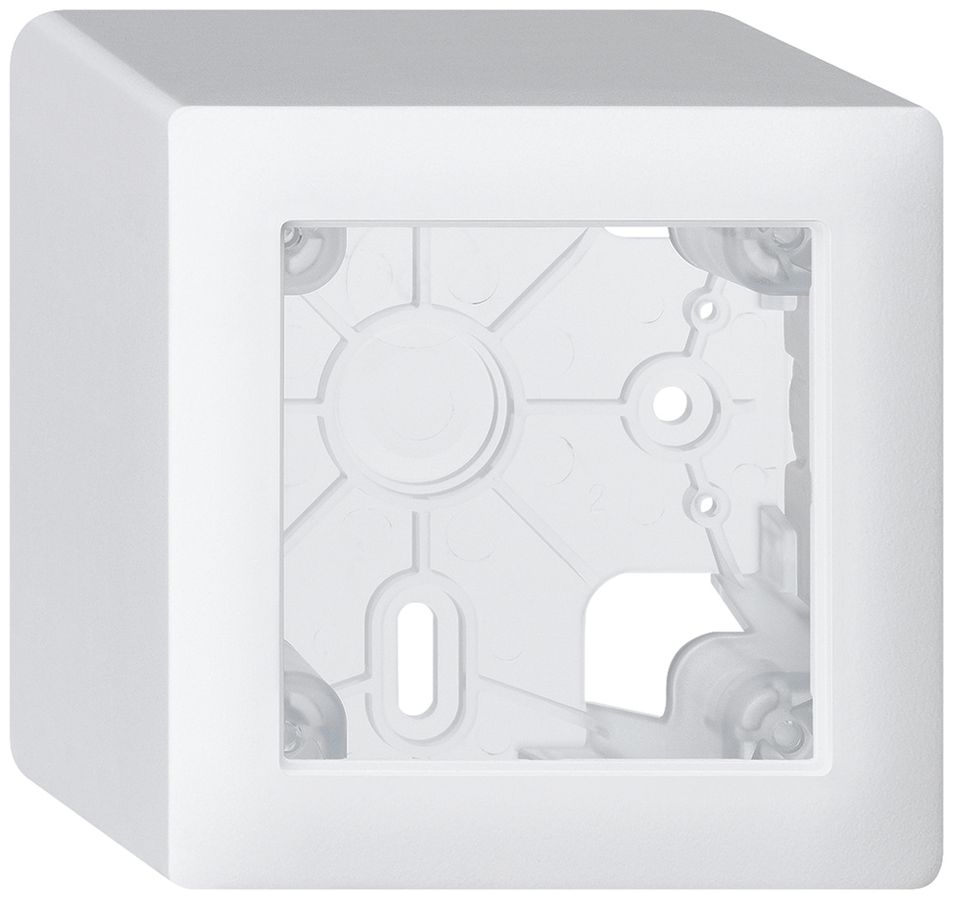 Boîtier AP kallysto blanc h=64mm