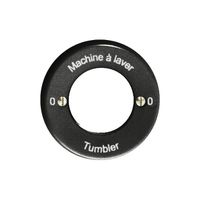 Frontset 0-Machine à laver-0-Tumbler schwarz für Schlüsselsch.