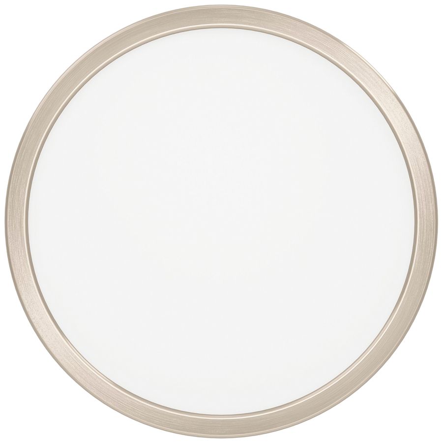 LED-Deckenleuchte Eglo FUEVA 16W 0…1800lm 2700…6500K IP44 DIM Ø278×25mm Nickel