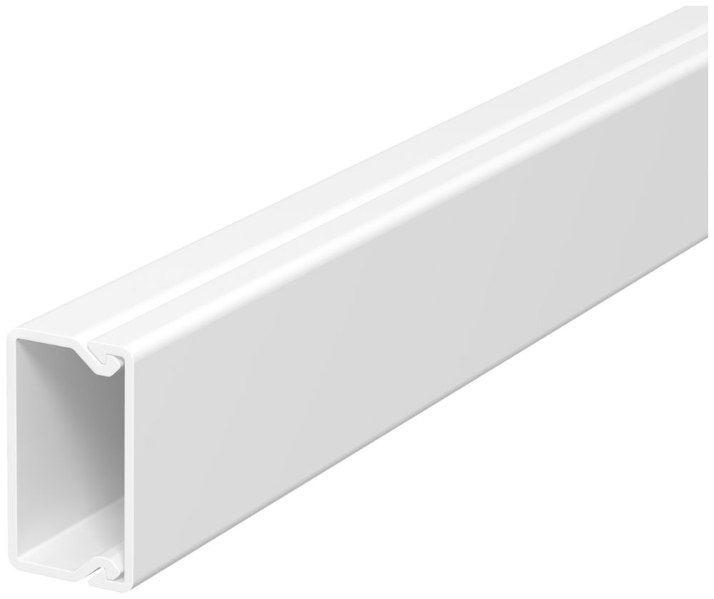 Canal d'installation Bettermann WDK 30×17.5×2000mm PVC blanc pur