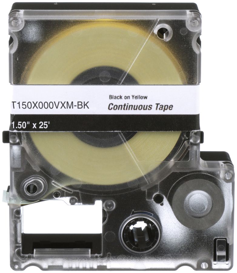 Cassetta di etichette Panduit MP, nastro continuo, 36×7000mm nero su giallo