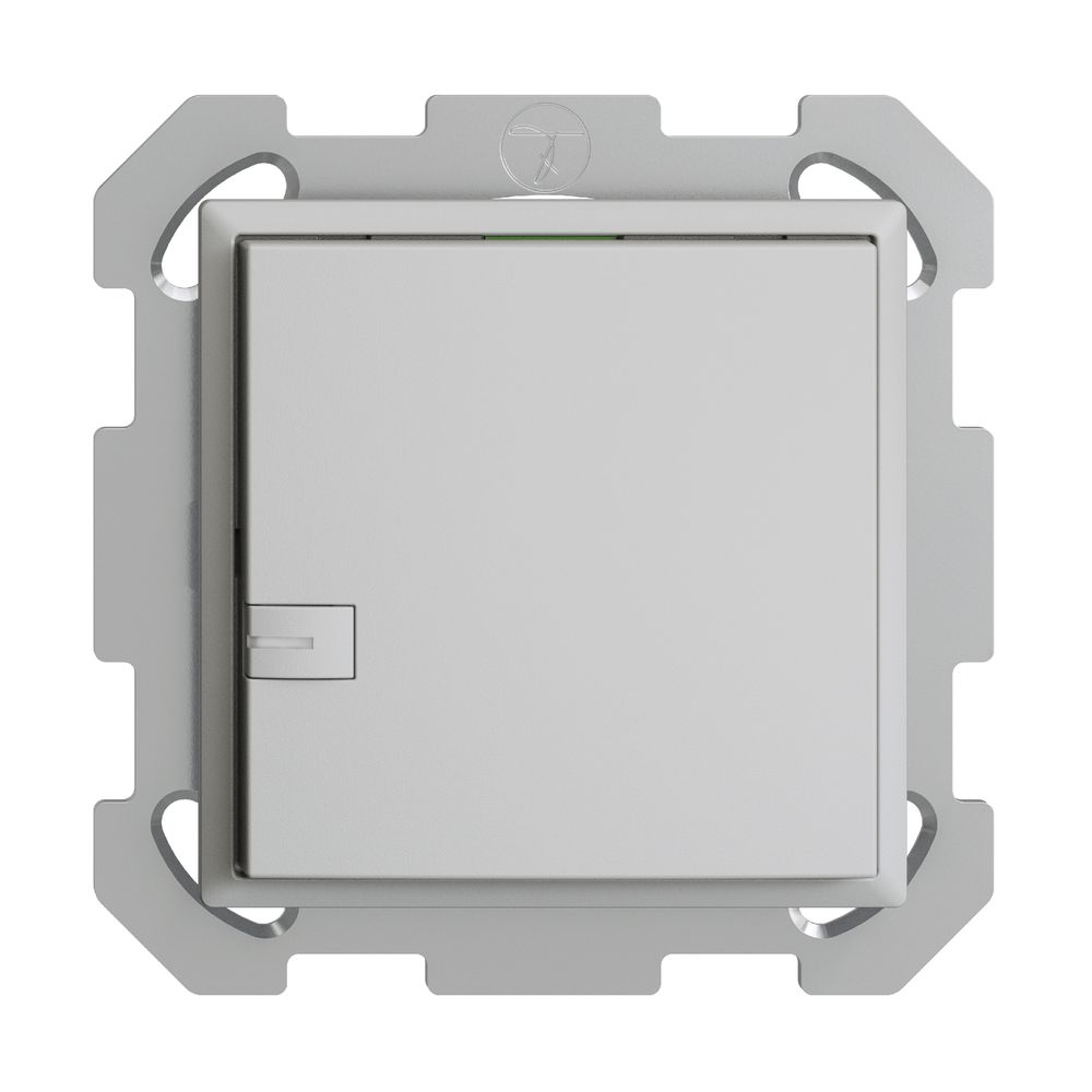 Poussoir KNX RGB ENC EDUE, 250mW, a.LED RGB, 1×poussoir, comm.1×touche, grc