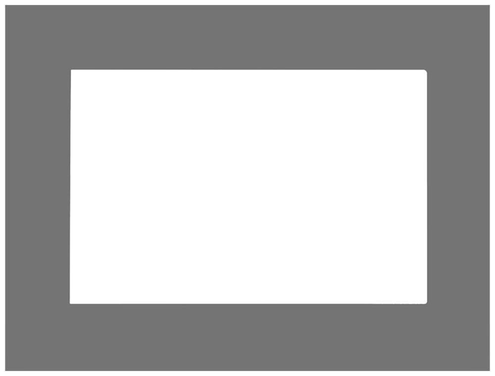 Abdeckrahmen MDT VCB-10SI.04 für VC-1001.04 Edelstahl gebürstet