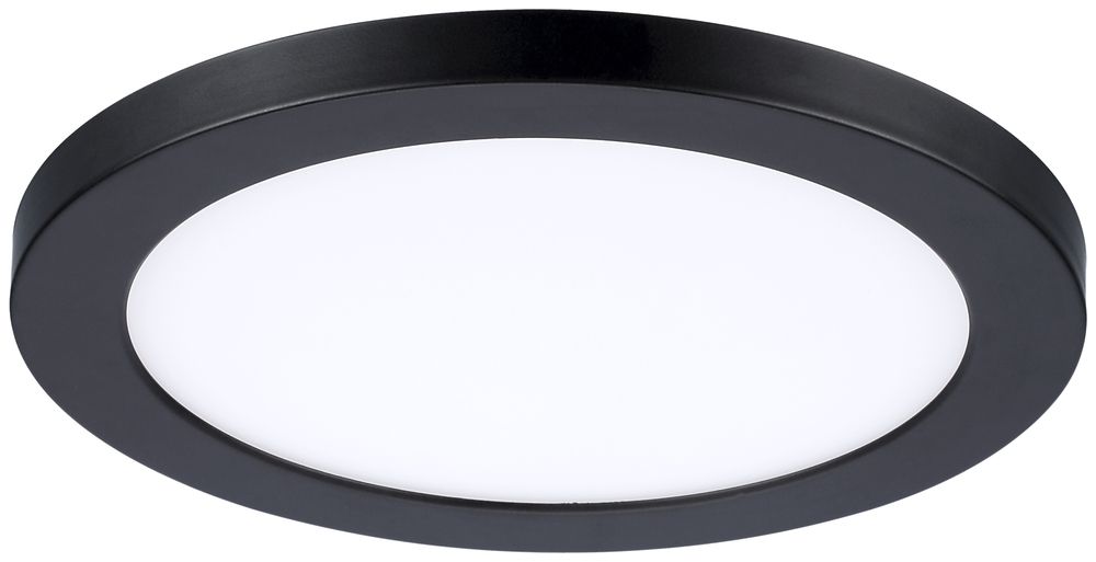 Zierring zu LED-Downlight START eco 5in1, Ø165, schwarz