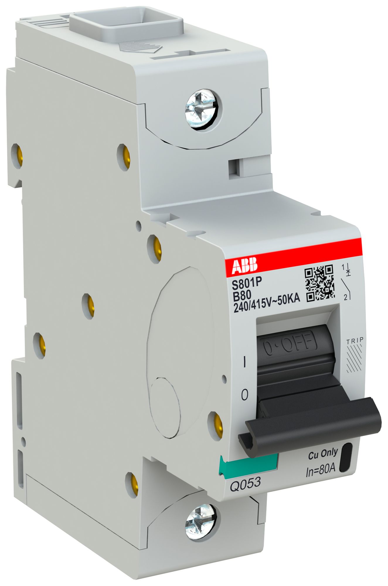 Disgiuntore ABB S801P-B80 1P 230V B-80A 50kA 1.5UM