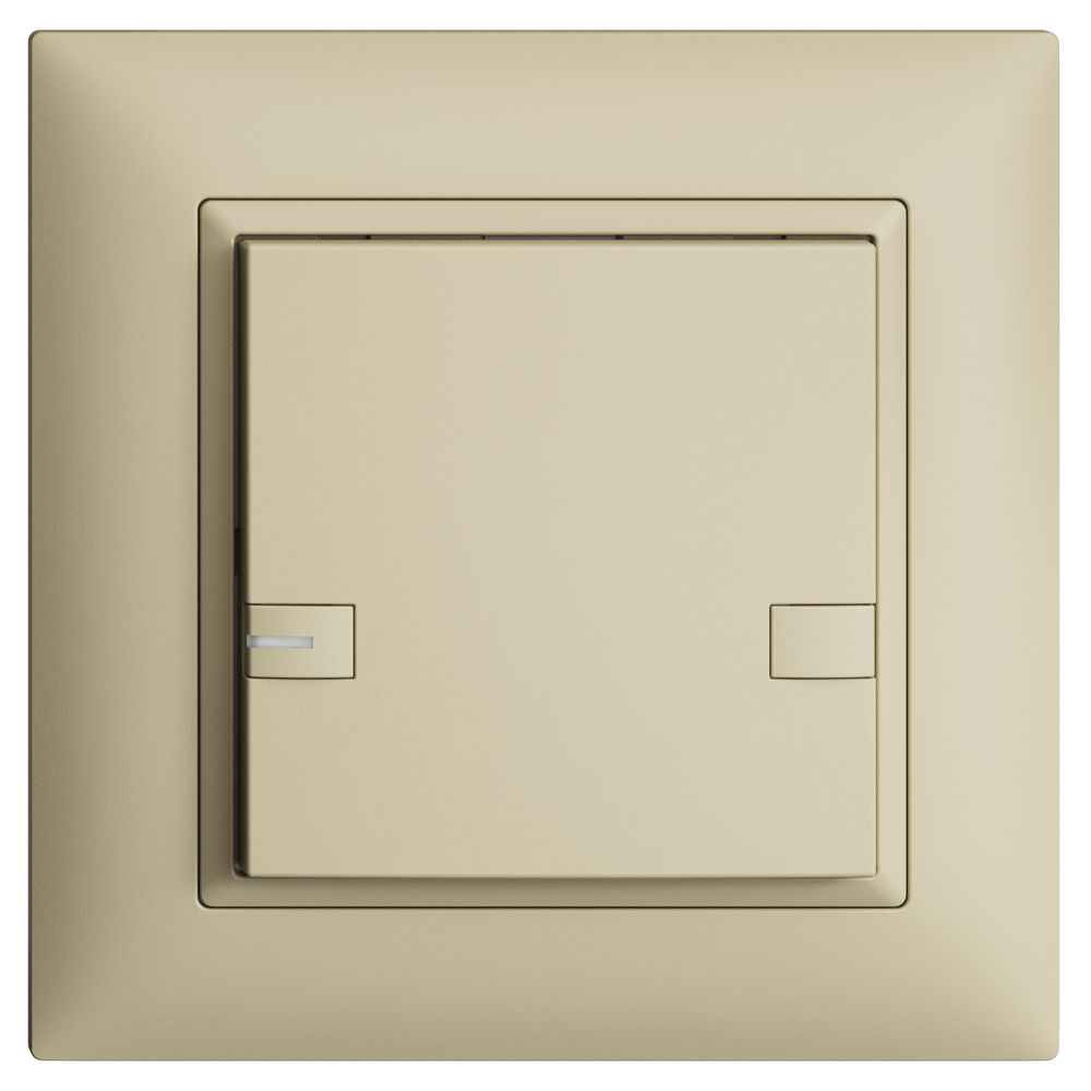 UP-KNX-Taster RGB EDUE FMI, 250mW, m.RGB-LED, 1×Taste, 2×Tastenb., van