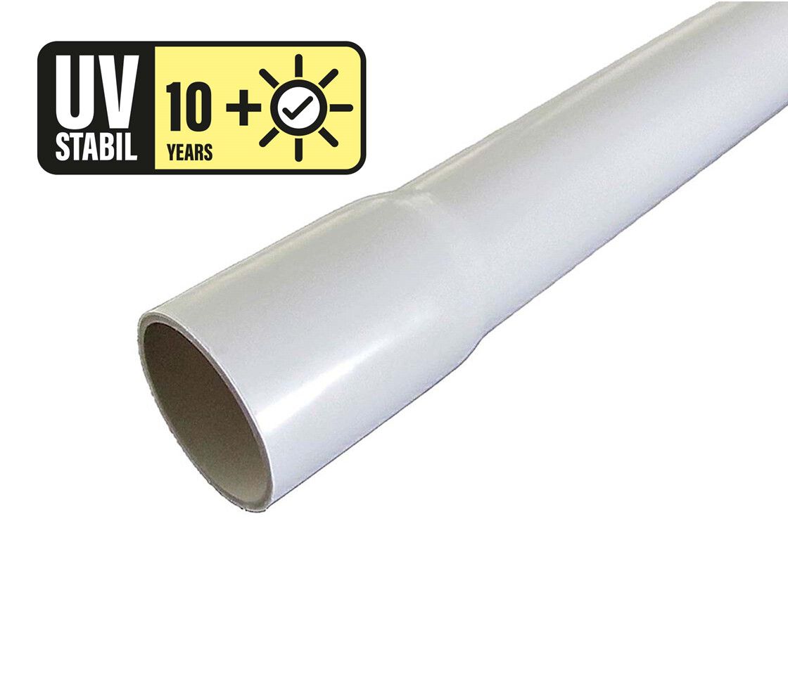 KIR-Rohr PLICA M25 UV Rapid weiss