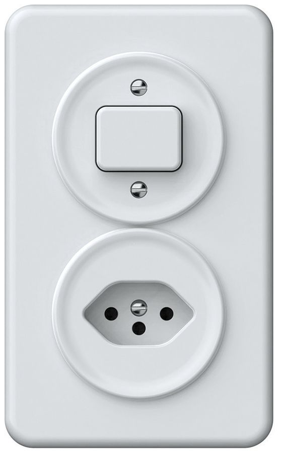 UP-Kombination origin Taster + 1×T13 88×148mm weiss