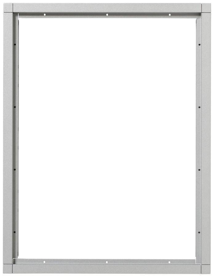 AP-Rahmen Siedle 12× 431×331×38mm silber