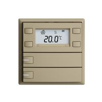 Pulsante RTH INC KNX 2×EDIZIOdue F sand, con LED RGB