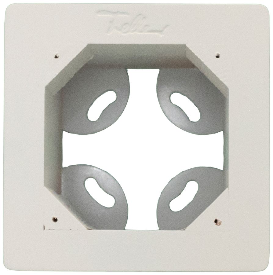 AP-Rahmen EDIZIO.liv SNAPFIX® 1×1 93×93mm ws