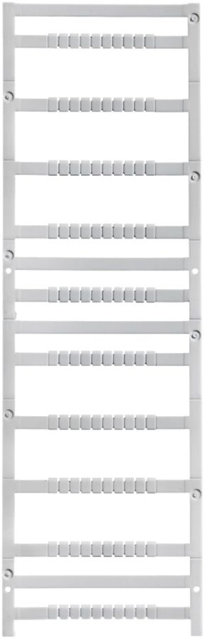Klemmenmarkierer Weidmüller MultiFit 5×4mm Phoenix PA66 weiss