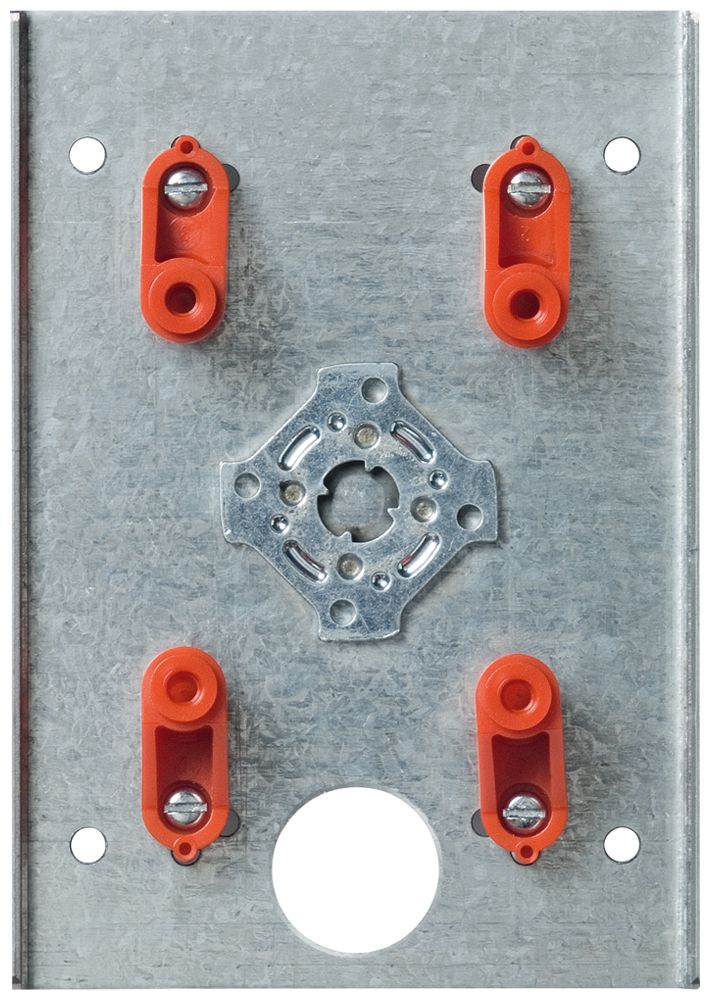 Montageplatte Siedle 1× 84×120×30mm