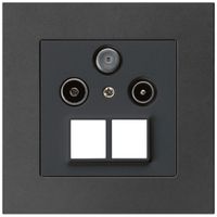 UP-Antennendose R/TV/SAT HMS kallysto.pro schwarz