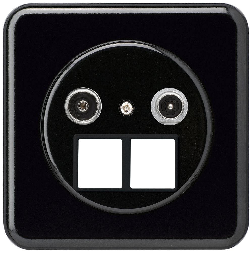 UP-Multimediadose basico TV-R Bauart C 4dB 2GHz schwarz