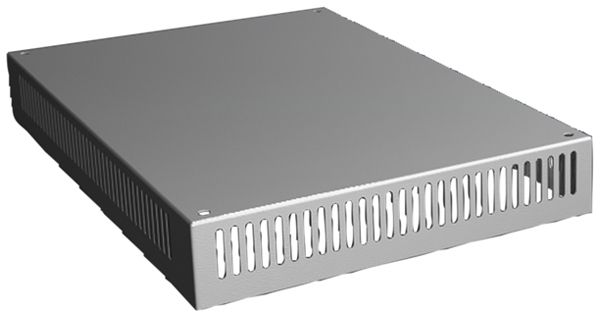 Oberbodenblech Rittal SV 9681.846 400×72×600mm Dachbeplankung entlüftet grau