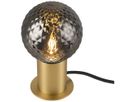 Tischleuchte SLV VARYT E14 1×6W Schalter Ø90×90mm Messing