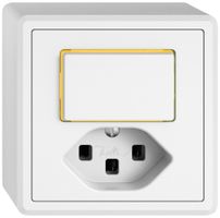 AP-Kombination EDIZIO.liv SNAPFIX® S3L+T23 Seitenbeleuchtung gb ws