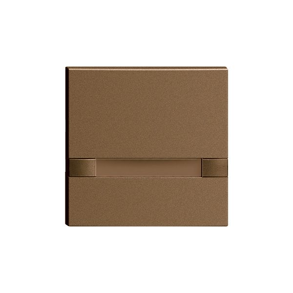 Touche 1/1 KNX/électron.s.LED+ pap.EDIZIOdue comm.2×coffee