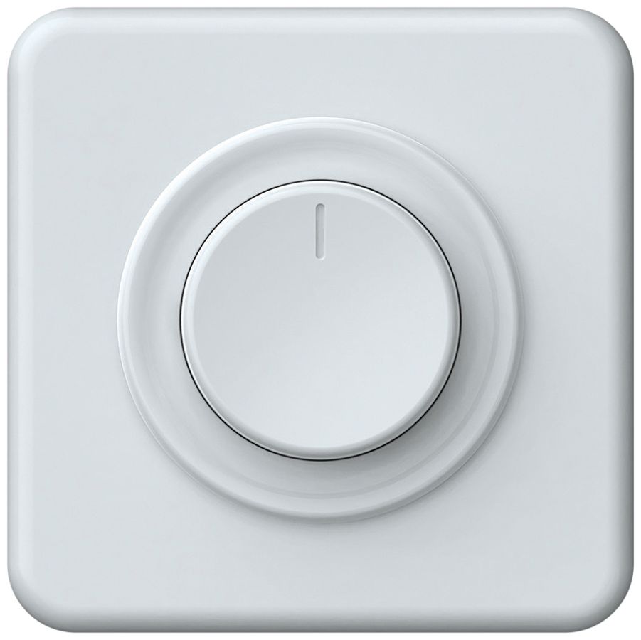 UP-Drehdimmer Uni-LED origin 230V 20…400VA/W 92×92mm weiss