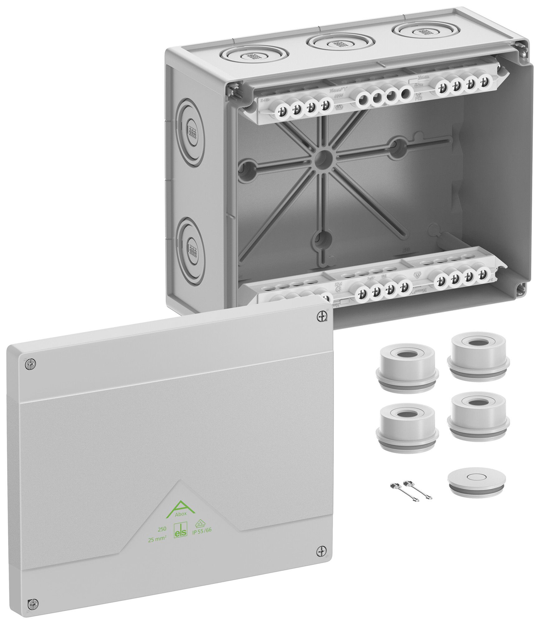 AP-Abzweigdose Spelsberg Abox 250-25² 202×252×120mm IP66 gu