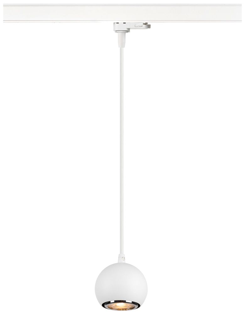 Pendelleuchte SLV LIGHT EYE 90 AD3PH GU10 1×6W DIM Ø89mm weiss