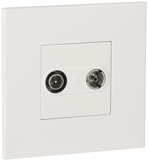 Prise d'antenne ENC ATO TV-R 10dB blanc grd.I