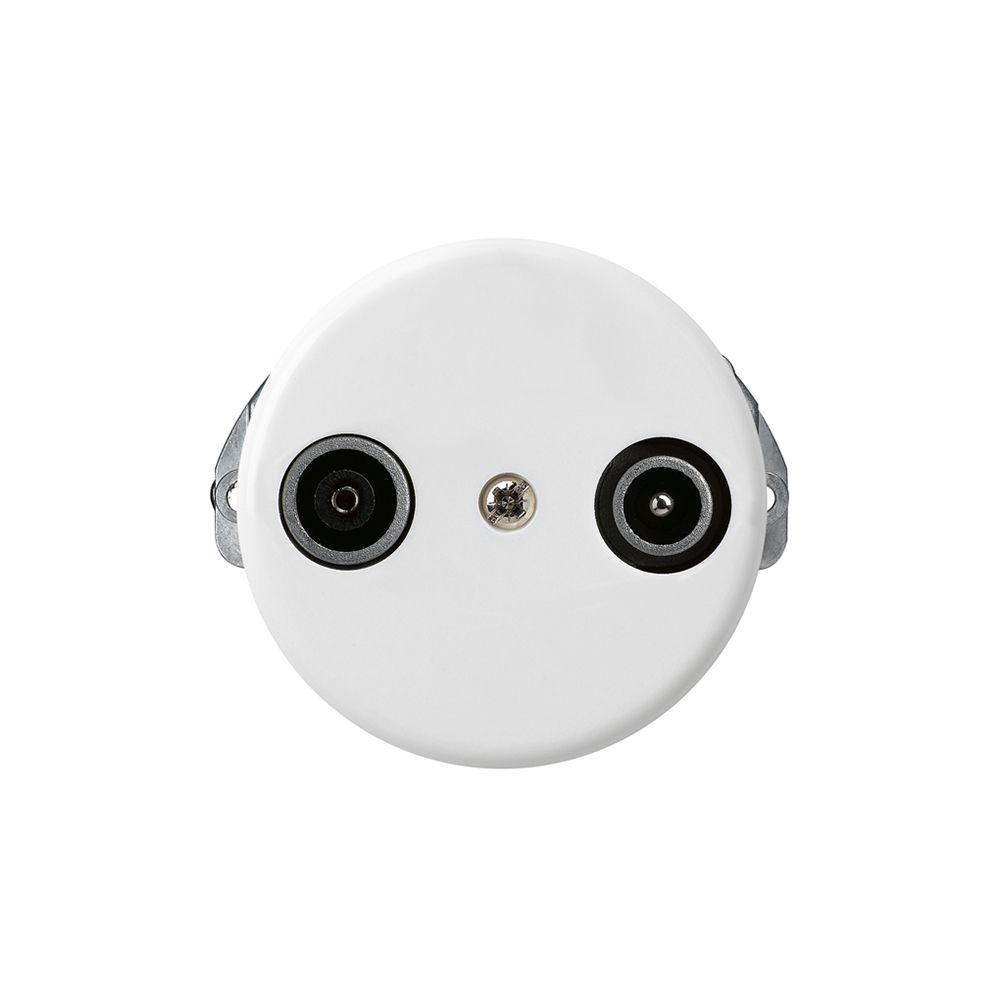 Prise de passage ENC basico TV-R 14dB blanc