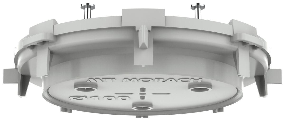 Elemento frontale LIGHT-BOX Ø100mm TFI 850°C grigio