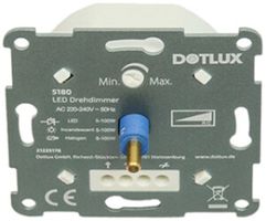 Dimmer rotativo DOTLUX per LED 5…100W comando a interruzione di fase