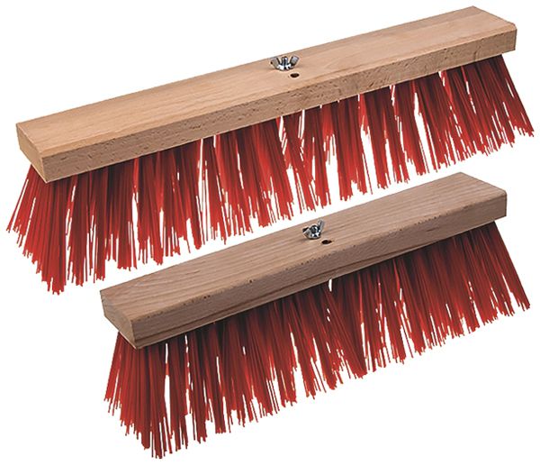 Besen Plica Elaston 40cm Körper aus Buche, rot