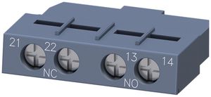 Hilfsschalter querliegend Siemens SIRIUS für 3RV2 S00…3 1S+1Ö Schraubklemmen