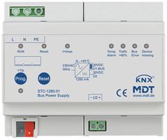 REG-Spannungsversorgung KNX MDT STC-1280.01 30V 1280mA 1 Linie 1 Drossel 6TE